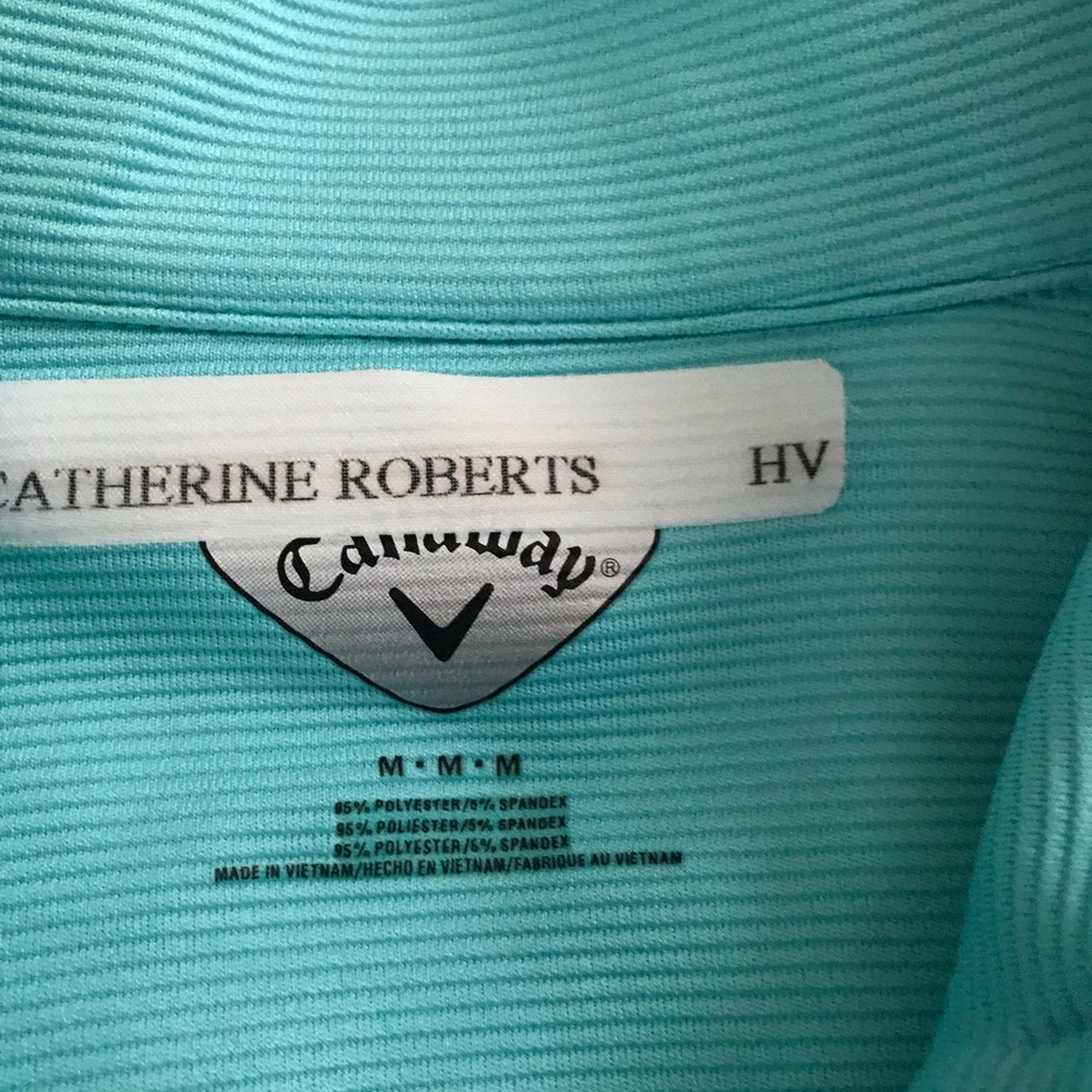 Calloway Teal Women’s Golf Polo size Medium